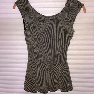 Fun & sparkly peplum top!